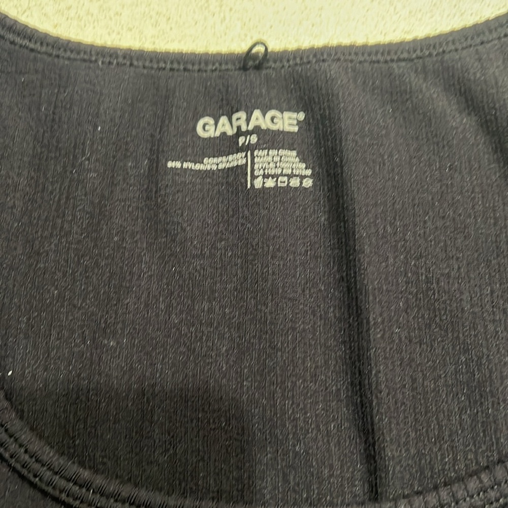 🔴Garage - Stevie Long Sleeve Black Seamless Top - Size S - Picture 8 of 10